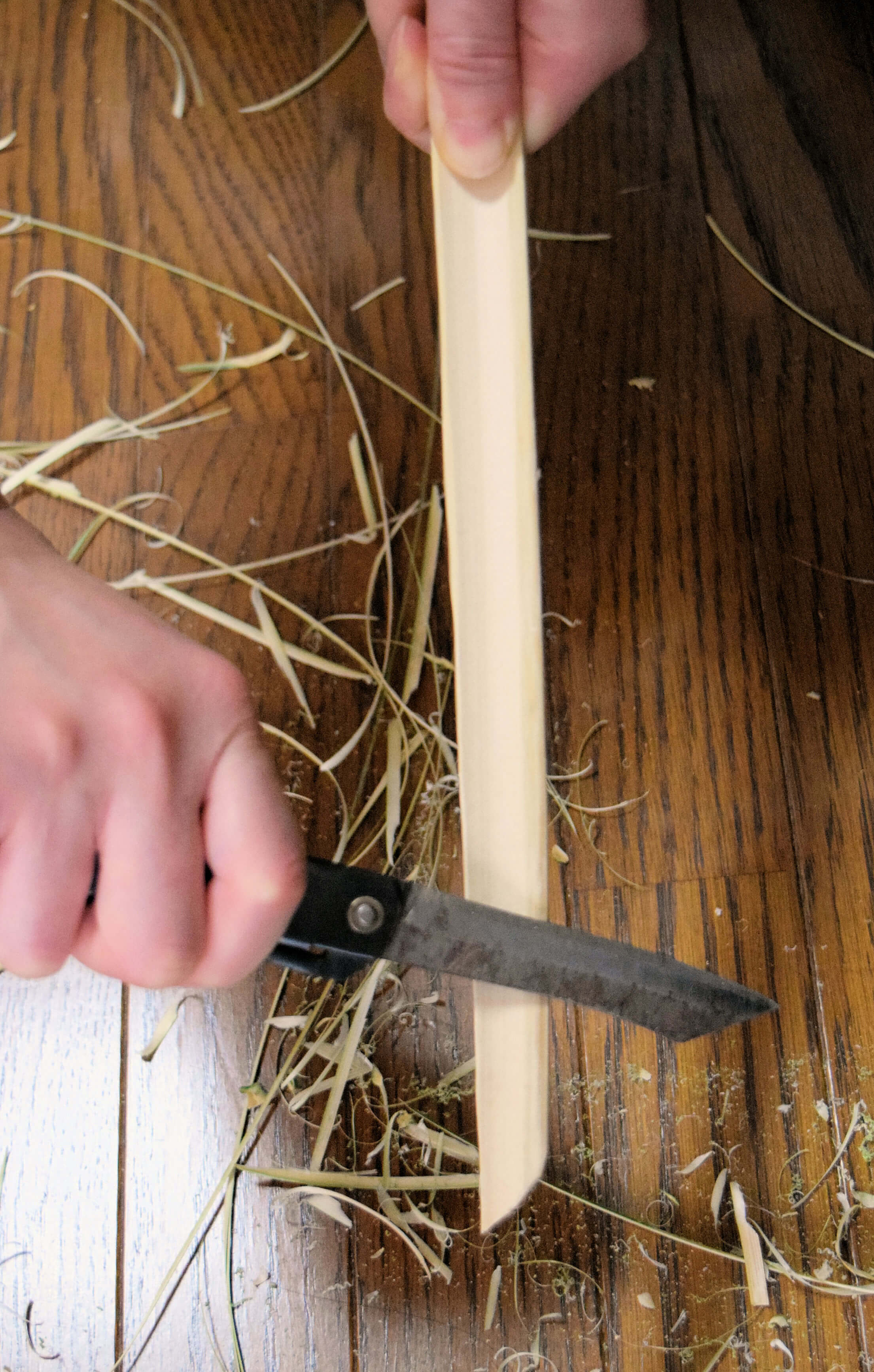 竹でおもちゃの刀を作ろう 子どもに与えては危険です 趣味千