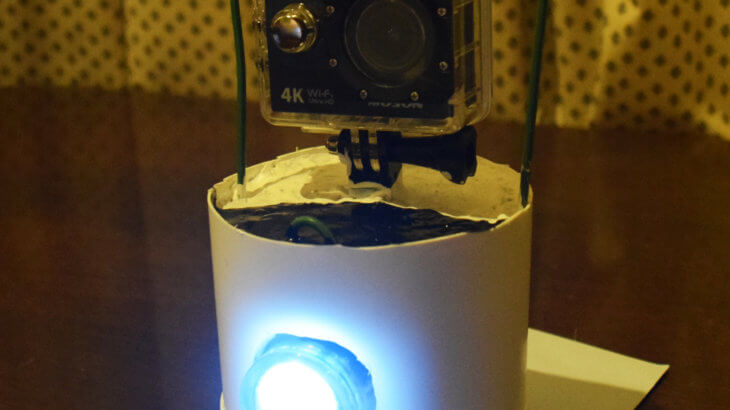 水中撮影の装置①～安価な小型カメラを活用する